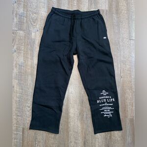 Schoolboy Q Blue lips official branded merch sweatpants new